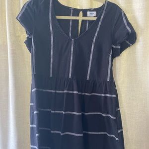 Black striped Old Navy dress